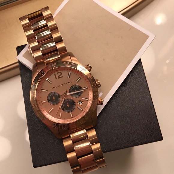 MICHAEL KORS Rose Gold Watch main image 4